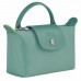 Longchamp Le Pliage Green Pouch with Handle Lagoon Women