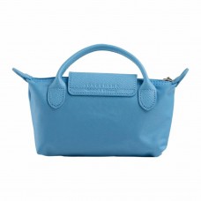 Longchamp X André Saraiva Le Pliage Pouch Blue Women