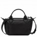 Longchamp Le Pliage Xtra Leather Handbag XS Black Women