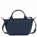 Longchamp Le Pliage Xtra Leather Handbag XS Navy Women