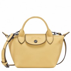 Longchamp Le Pliage Xtra Leather Handbag XS Wheat Women