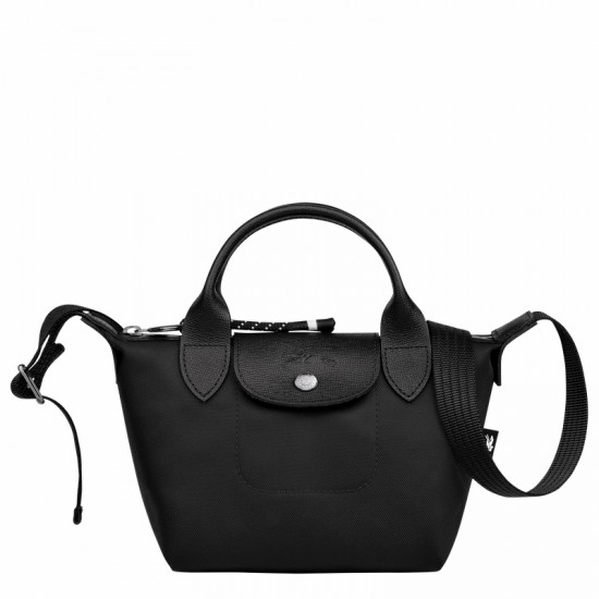 Longchamp Le Pliage Energy Xs Handbag Recycled Canvas Black Women