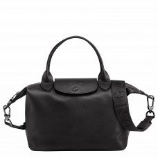 Longchamp Le Pliage Xtra S Handbag Black Leather Women