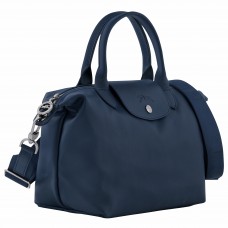 Longchamp Le Pliage Xtra S Handbag Navy Leather Women