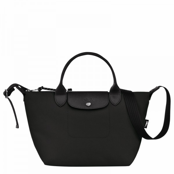 Longchamp Le Pliage Energy S Handbag Recycled Canvas Black Women