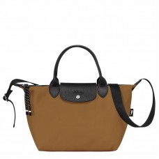 Women Longchamp Le Pliage Energy S Handbag Recycled Canvas Tobacco