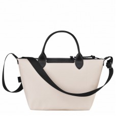 Longchamp Le Pliage Energy S Handbag Recycled Canvas Ivory Women