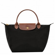 Longchamp Le Pliage Original S Handbag Recycled Canvas Black Women