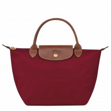 Longchamp Le Pliage Original S Handbag Recycled Canvas Red Women