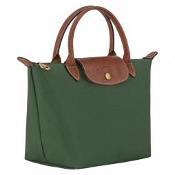 Longchamp Le Pliage Original S Handbag British Green Recycled Canvas Women