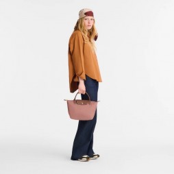 Longchamp Le Pliage Original S Handbag Pink Tea Recycled Canvas Women