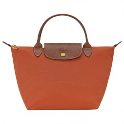 Longchamp Le Pliage Original S Handbag Brick Recycled Canvas Women