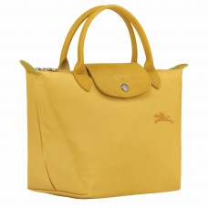 Longchamp Le Pliage Green S Handbag Recycled Canvas Corn Women