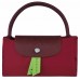 Longchamp Le Pliage Green S Handbag Recycled Canvas Red Women