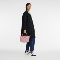 Longchamp Le Pliage Green S Handbag Recycled Canvas Petal Pink Women