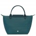 Longchamp Le Pliage Green S Handbag Recycled Canvas Peacock Women