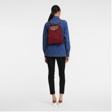 Longchamp Le Pliage Original Backpack Recycled Canvas Red Women