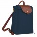 Longchamp Le Pliage Original Backpack Recycled Canvas Navy Women