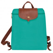 Longchamp Le Pliage Original M Backpack Turquoise Women