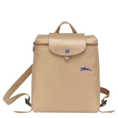 Longchamp Le Pliage Club Backpack Beige 70th Anniversary Edition Women