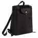 Longchamp Le Pliage Green M Backpack Recycled Canvas Black Women