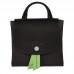 Longchamp Le Pliage Green M Backpack Recycled Canvas Black Women