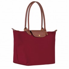 Longchamp Le Pliage Original L Tote Bag Recycled Canvas Red Women