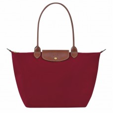 Longchamp Le Pliage Original L Tote Bag Recycled Canvas Red Women