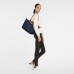 Longchamp Le Pliage Original L Tote Bag Recycled Canvas Navy Women