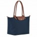 Longchamp Le Pliage Original L Tote Bag Recycled Canvas Navy Women