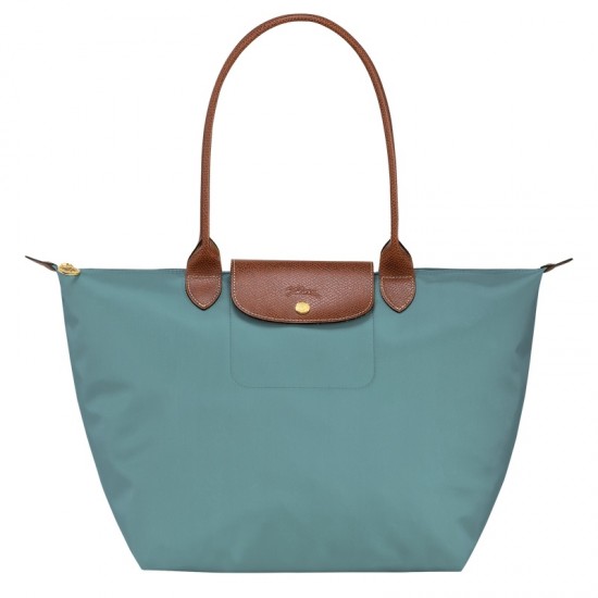Longchamp Le Pliage Original L Tote Bag Eucalyptus Recycled Canvas Women Longchamp Le Pliage Original L Tote Bag Eucalyptus Recycled Canvas Women