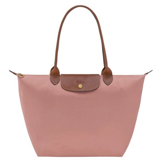 Longchamp Le Pliage Original L Tote Bag Pink Tea Recycled Canvas Women