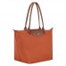 Longchamp Le Pliage Original L Tote Bag Brick Recycled Canvas Women