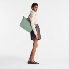Longchamp Le Pliage Original L Tote Bag Celadon Recycled Canvas Women