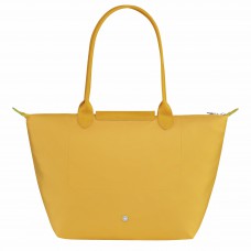 Longchamp Le Pliage Green L Tote Bag Recycled Canvas Corn Women