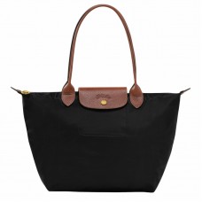 Longchamp Le Pliage Original M Tote Bag Recycled Canvas Black Women