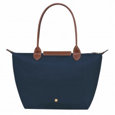 Longchamp Le Pliage Original M Tote Bag Recycled Canvas Navy Women