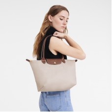 Longchamp Le Pliage Original M Tote Bag Recycled Canvas Paper Women