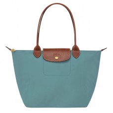 Longchamp Le Pliage Original M Tote Bag Eucalyptus Recycled Canvas Women