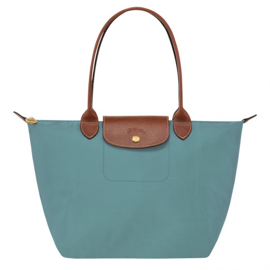 Longchamp Le Pliage Original M Tote Bag Eucalyptus Recycled Canvas Women Longchamp Le Pliage Original M Tote Bag Eucalyptus Recycled Canvas Women