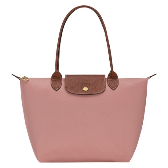 Longchamp Le Pliage Original M Tote Bag Pink Tea Recycled Canvas Women