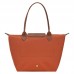 Longchamp Le Pliage Original M Tote Bag Brick Recycled Canvas Women