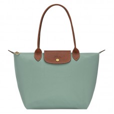 Longchamp Le Pliage Original M Tote Bag Celadon Recycled Canvas Women