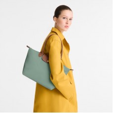 Longchamp Le Pliage Original M Tote Bag Celadon Recycled Canvas Women